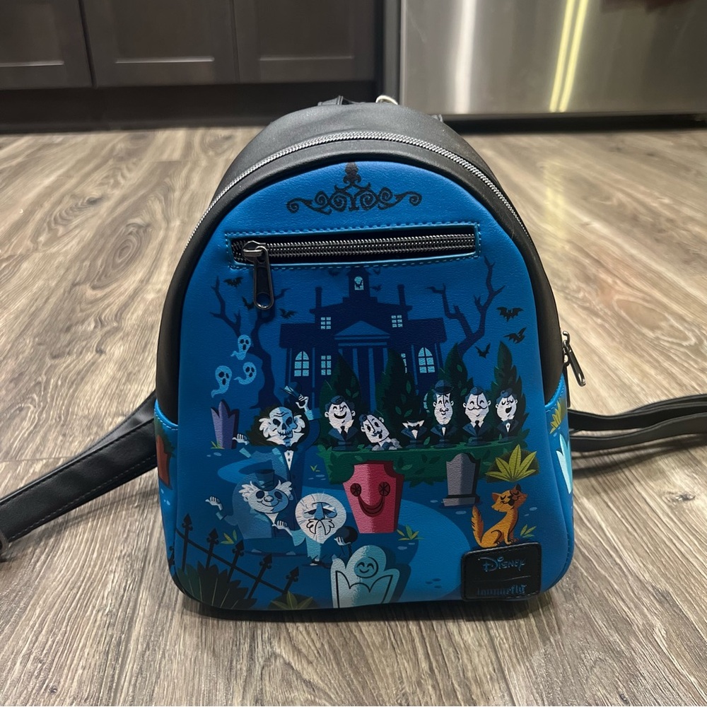 NWT! Loungefly Disney Haunted Mansion Cartoon Mini Backpack